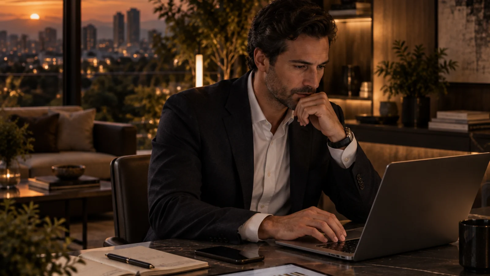 Persona llenando una solicitud de cotización en laptop